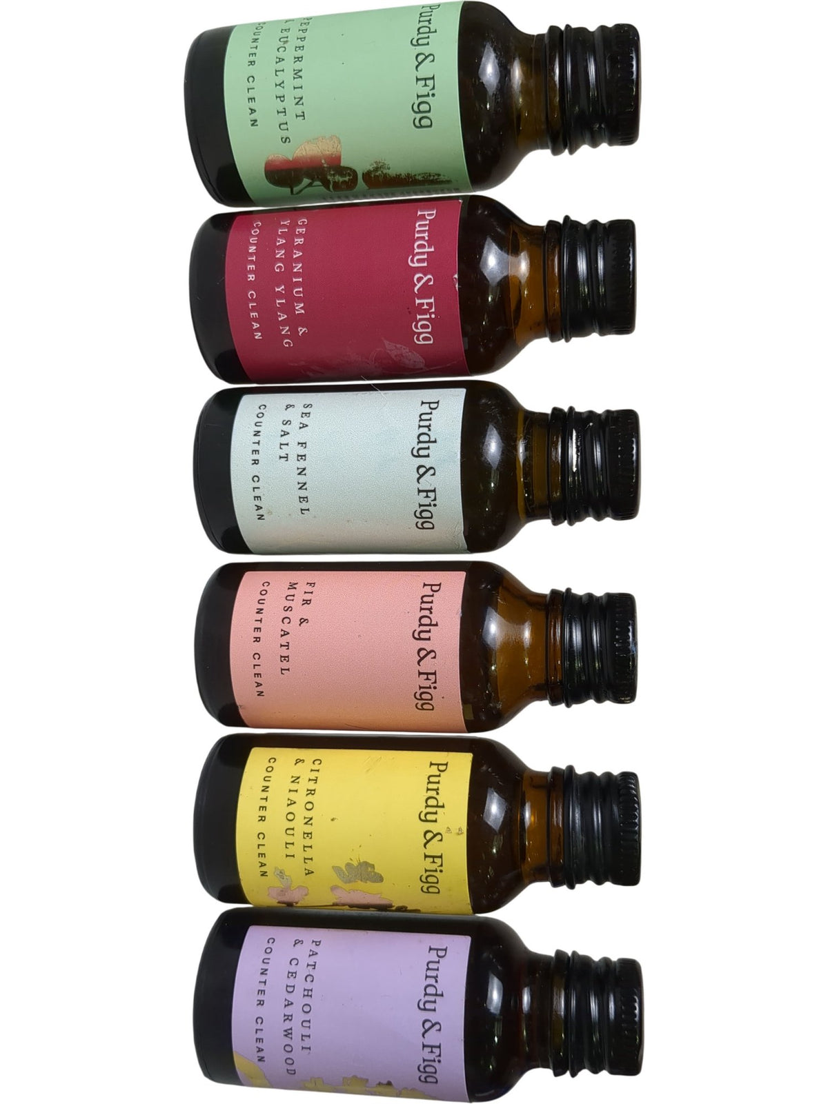 Purdy & Figg | Counter Clean | 5 x 15ml Bottles
