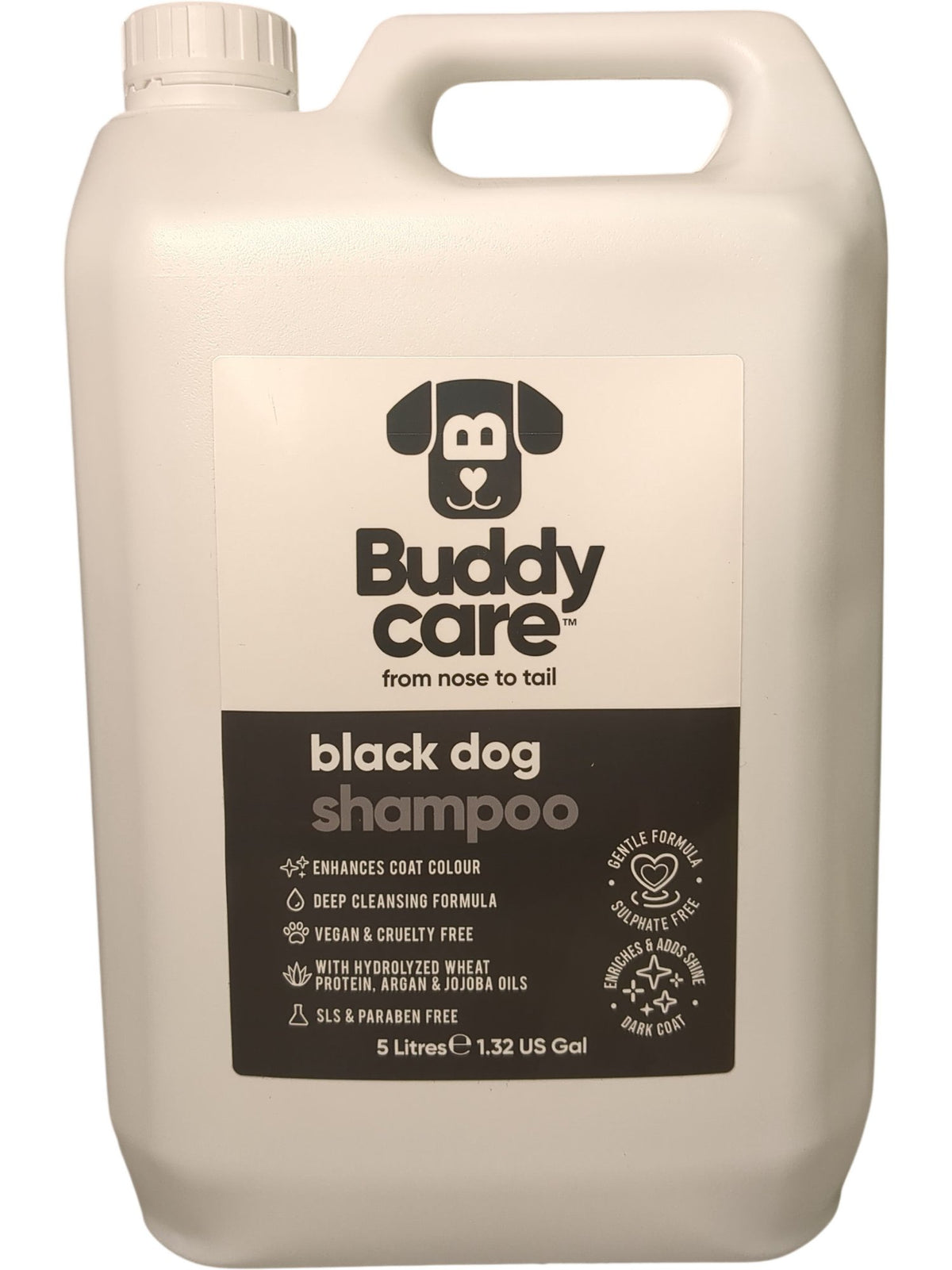 Buddy Care | Black Dog Shampoo | 5 Litres