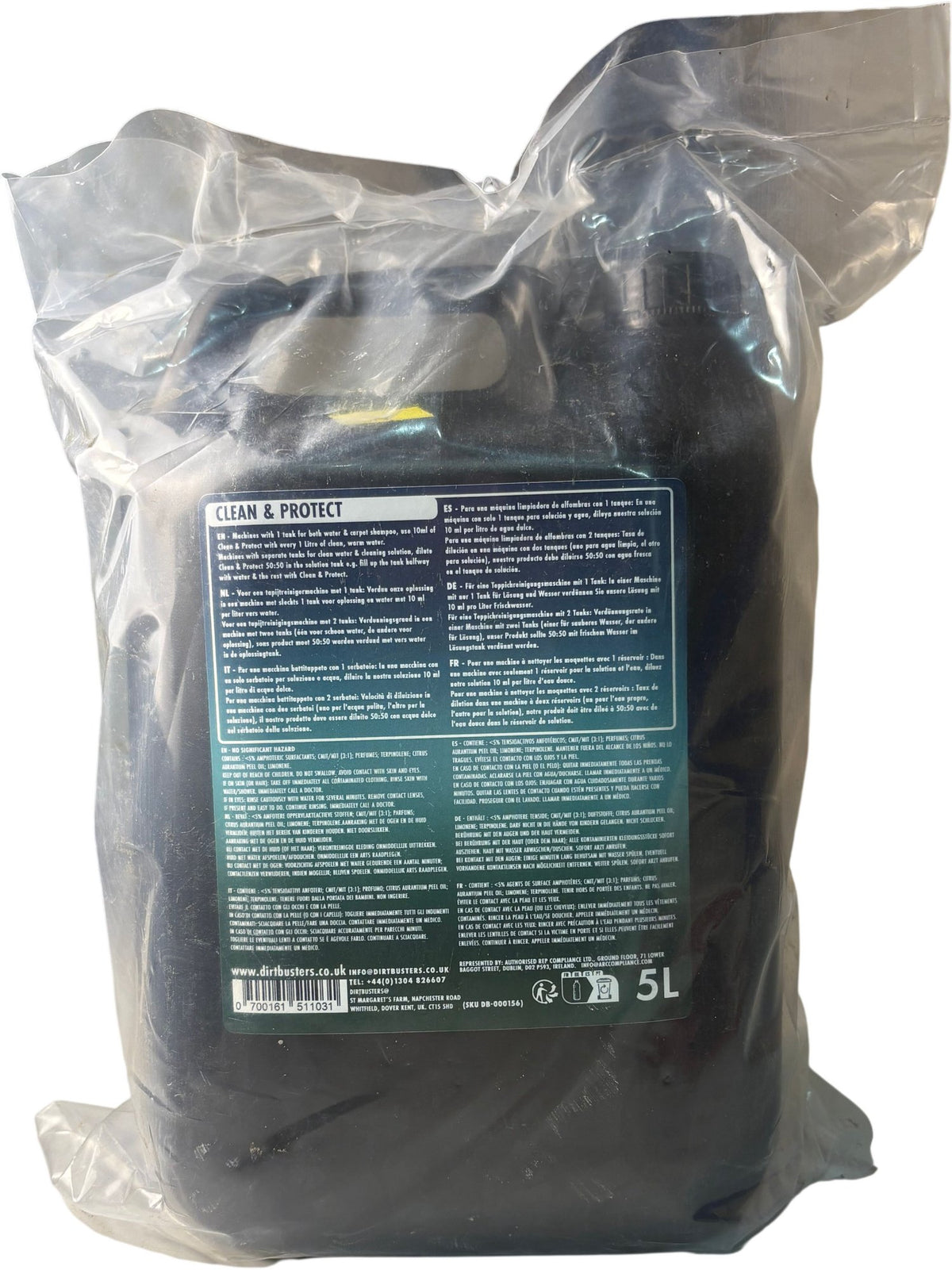 Dirtbusters Clean & Protect 4-in-1 Carpet Cleaner 5L