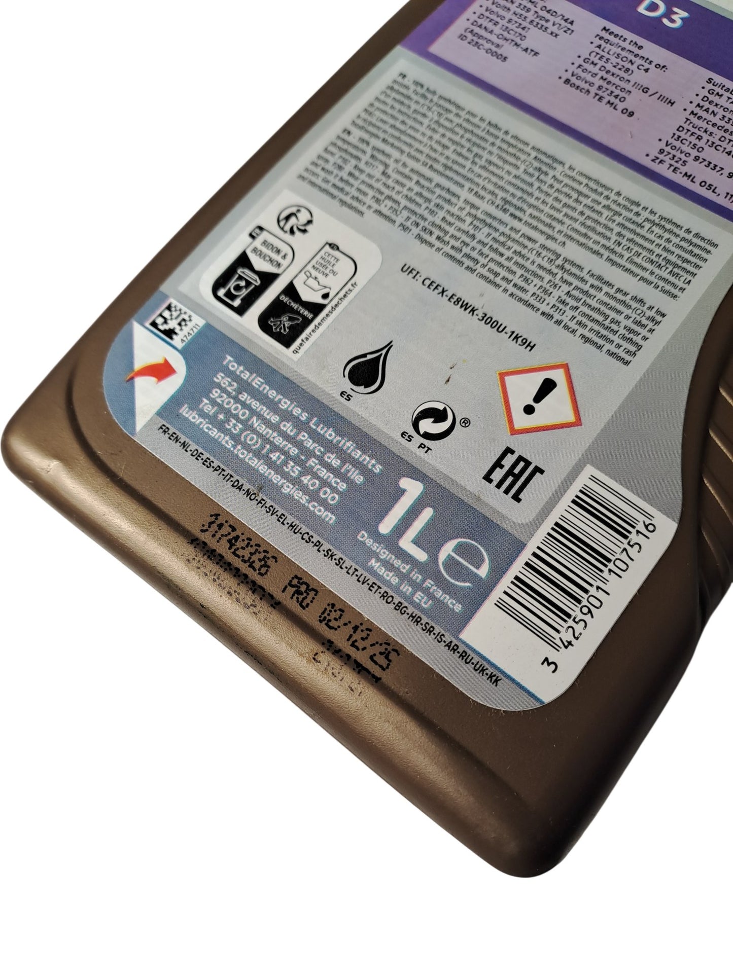TotalEnergies | Fluidmatic D3 | 1L