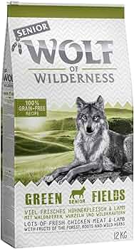 Wolf of Wilderness|Senior Dog- Green Fields- Chicken/Lamb-12kg