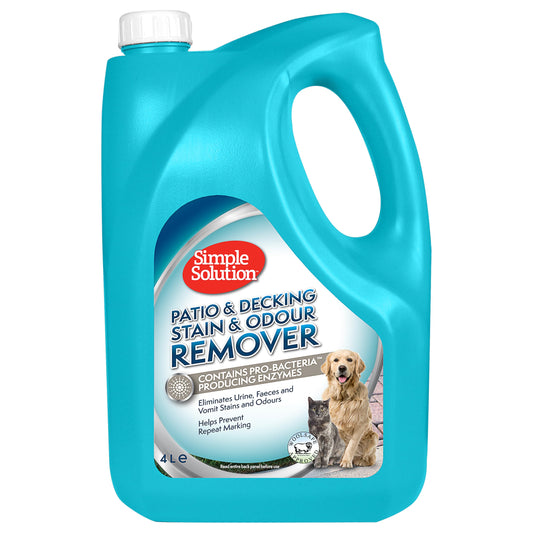 Simple Solution Patio & Decking Stain & Odour Remover 4L