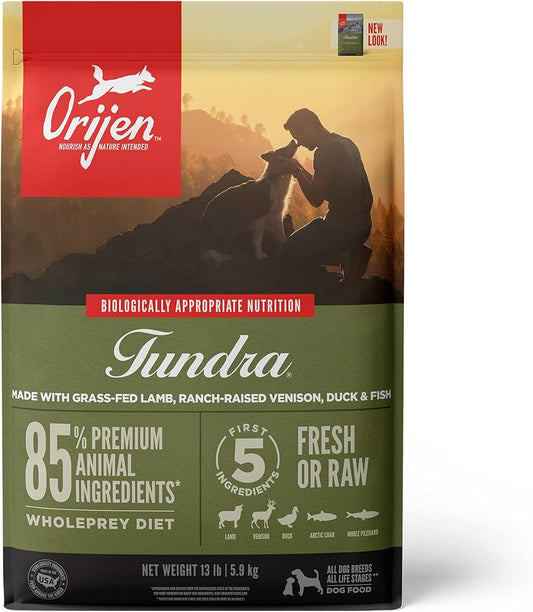 Orijen| Tundra- Wholeprey Diet- Lamb/Venison/Duck/Fish-6kg
