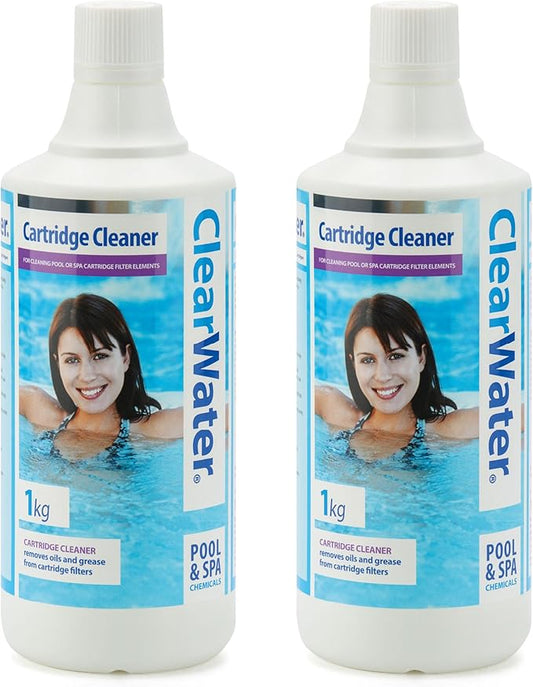 2 x 1L| Clear Water| Cartridge Cleaner