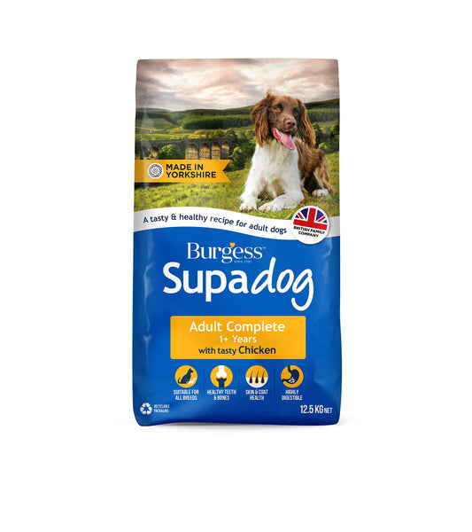 Burgess Supadog Adult Complete with Chicken, 12.5kg