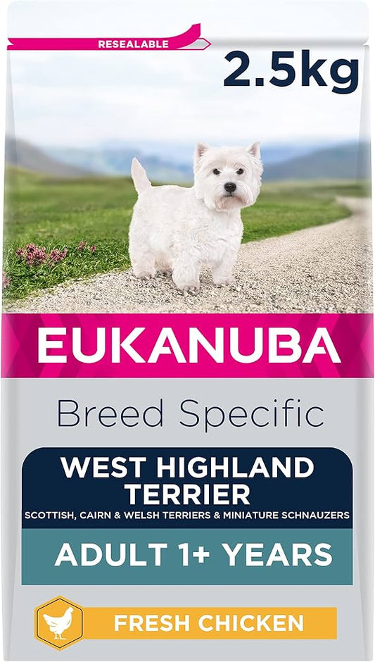 Eukanuba | West Highland Terrier | Adult | Chicken | 2.5kg
