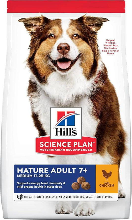 Hill's Dog | Medium 7+ | Chicken | 14kg