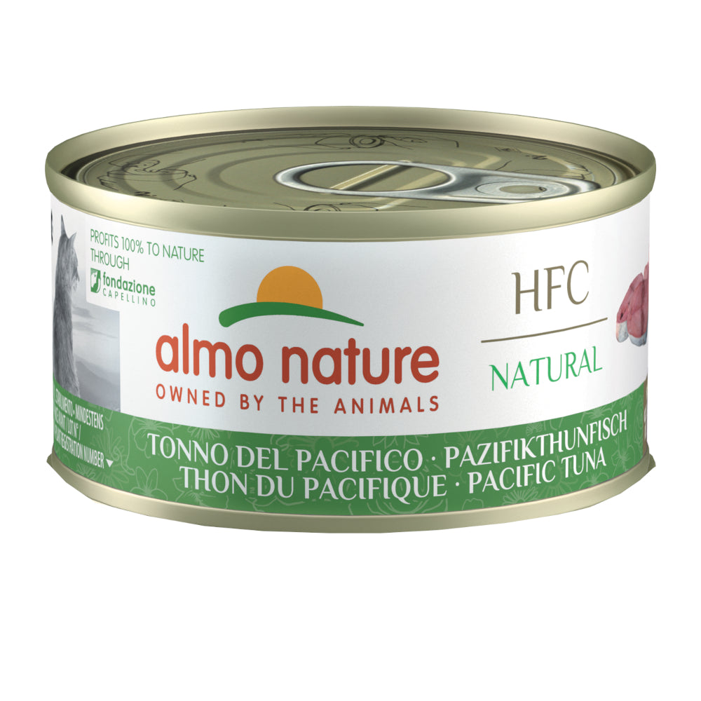 Almo Nature HFC Natural Cans for Cats 6 X 70g - Pacific Tuna