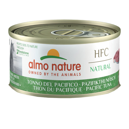 Almo Nature HFC Natural Cans for Cats 6 X 70g - Pacific Tuna