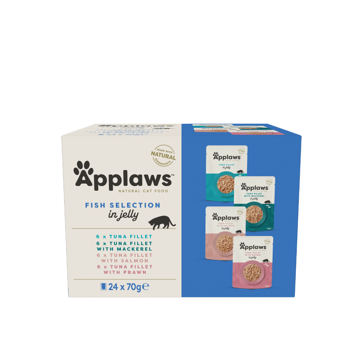 Applaws | Fish Selection in Jelly | 24x70g