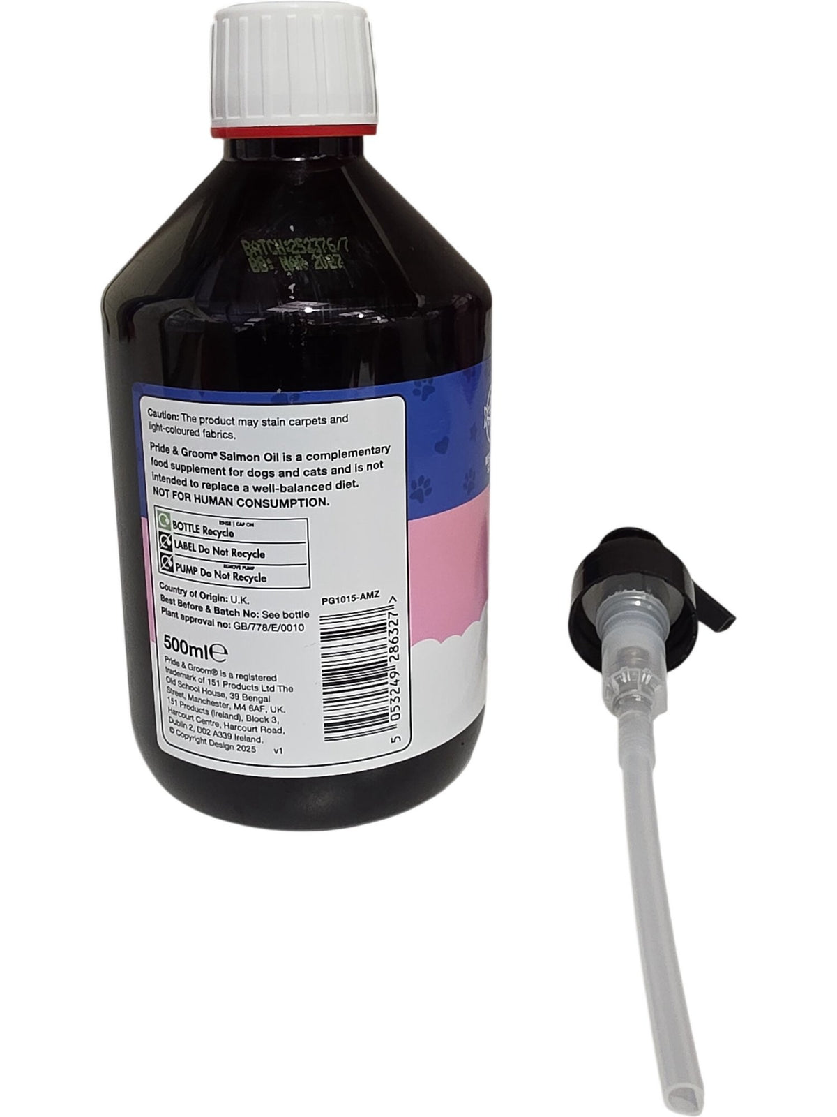 Pride & Groom | Scottish Salmon Oil Supplement | 500ml