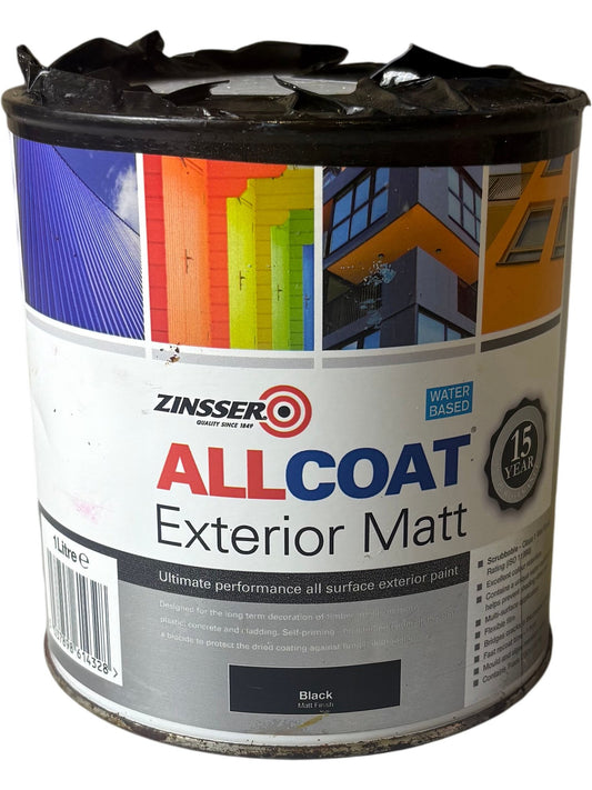 Zinsser AllCoat Exterior Matt Paint 1L