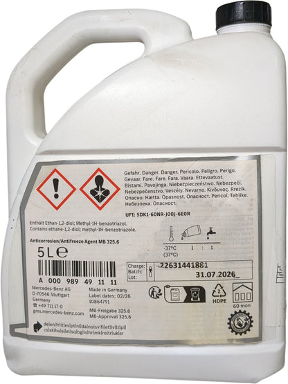 Mercedes | Anticorrosion Antifreeze Agent | MB 325.6 | 5L