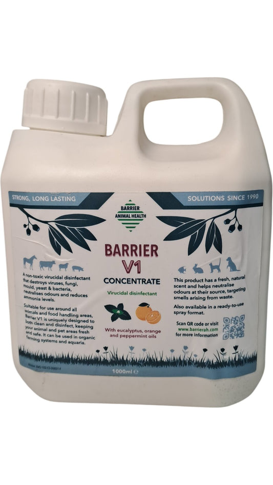 Barrier Animal Health | Barrier V1 Concentrate | 1000ml