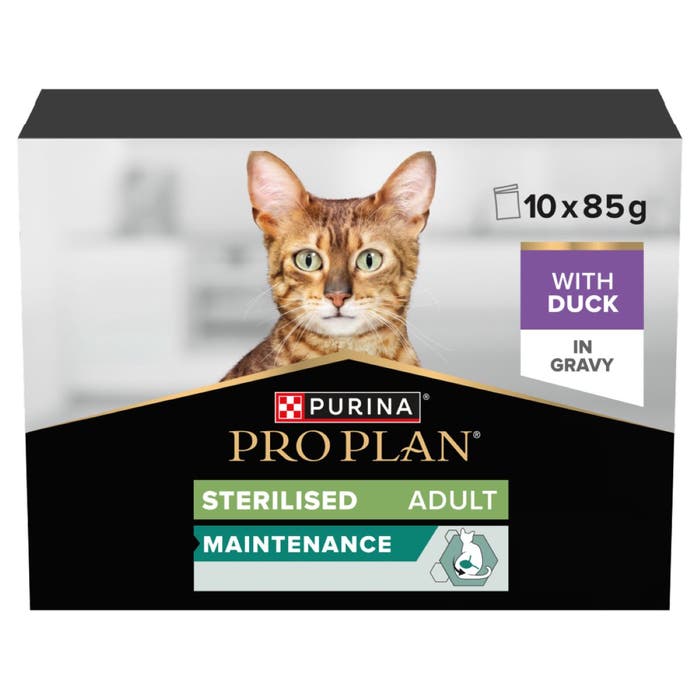 Pro Plan | Sterilised Adult | Maintenance | Duck | 10x85g