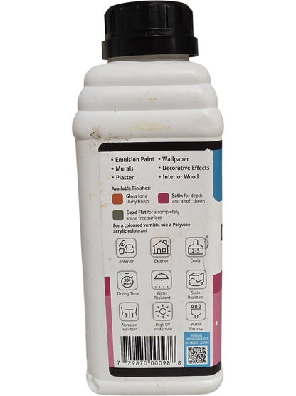 Polyvine | Decorators Varnish | Satin Clear | 500ml
