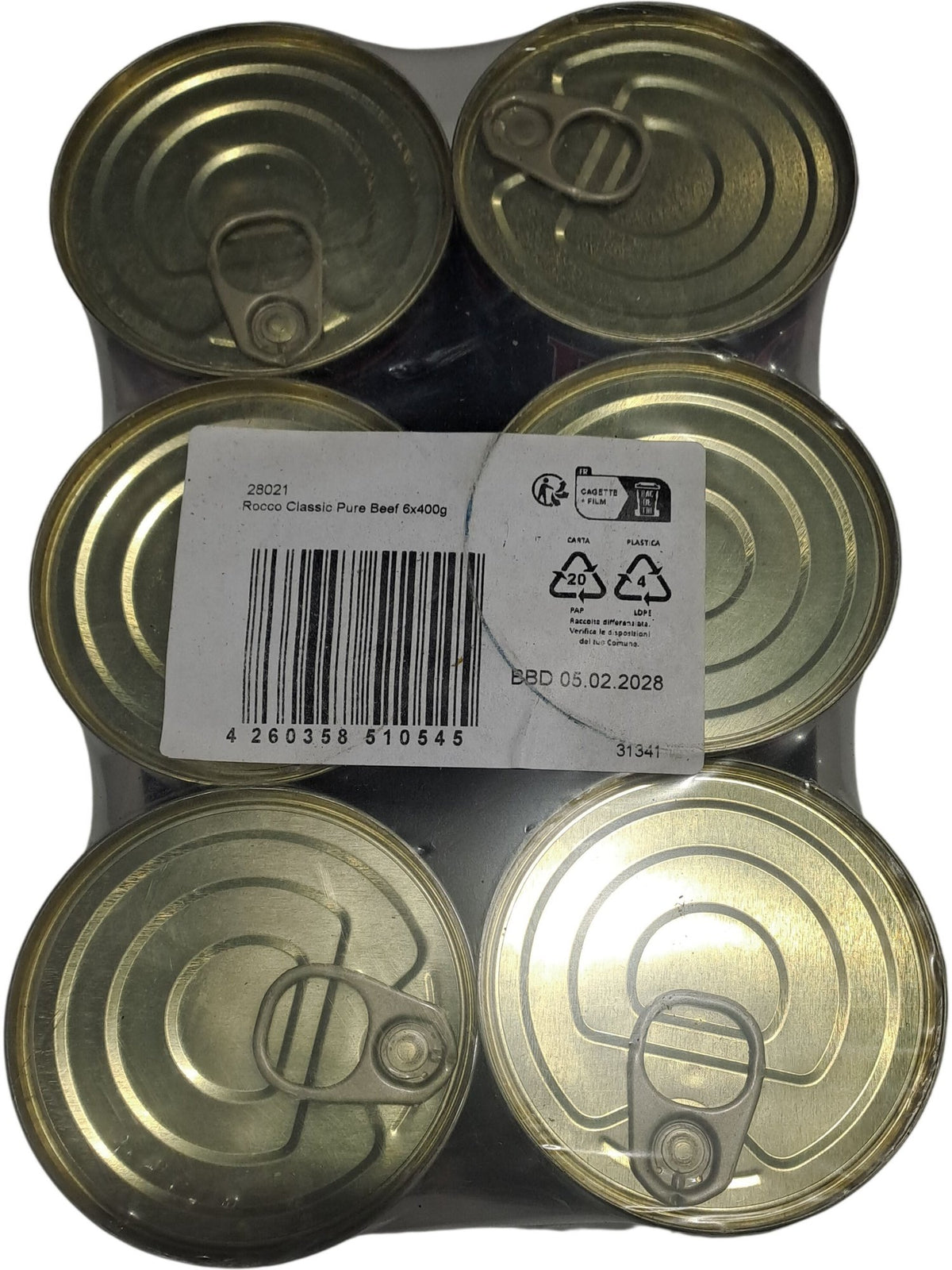 Rocco | Dog Food | Classic Pure Beef | 6x400g