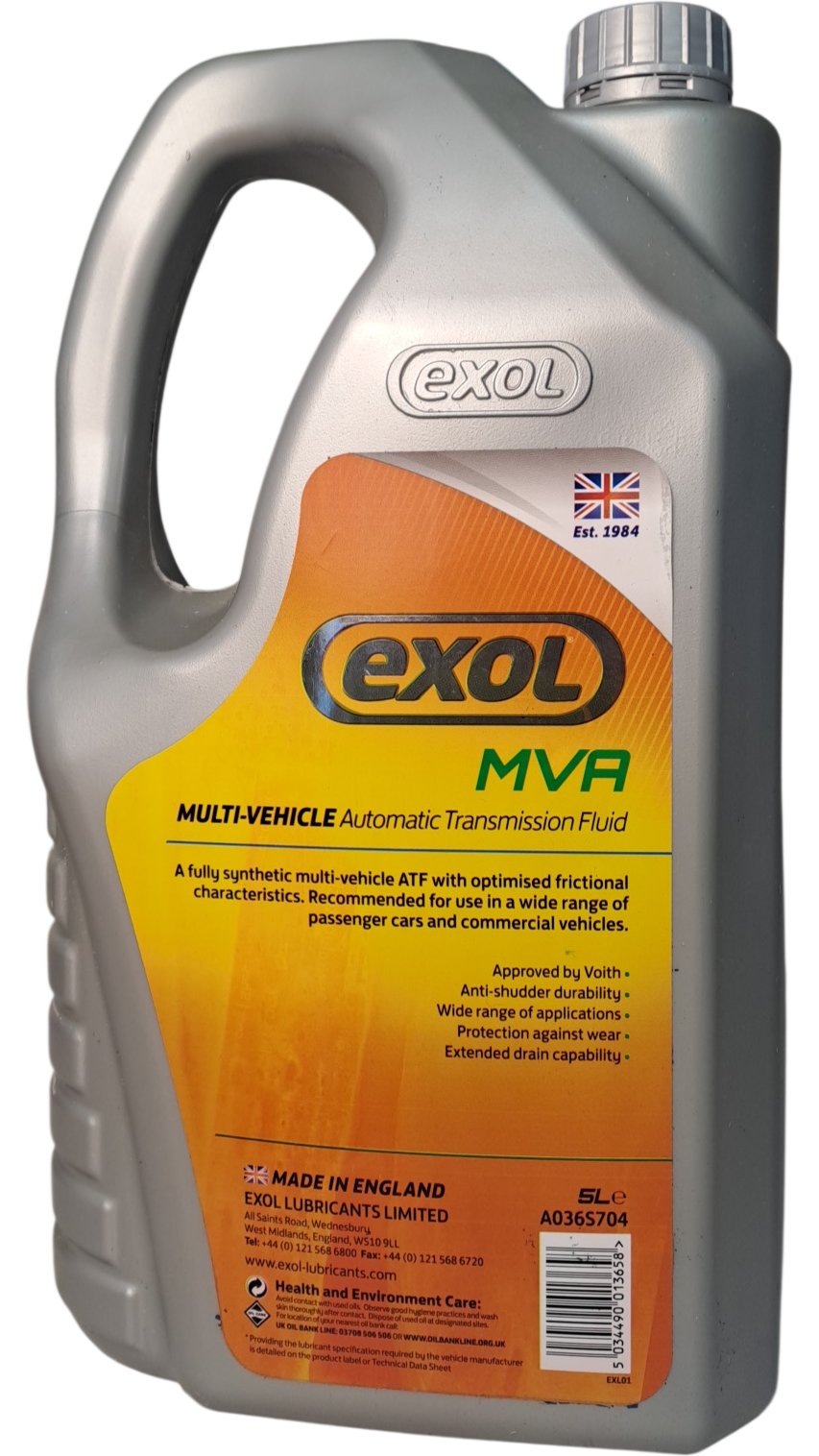 Exol | Autotrans MVA Fully Synthetic Automatic Transmission Fluid | 5L