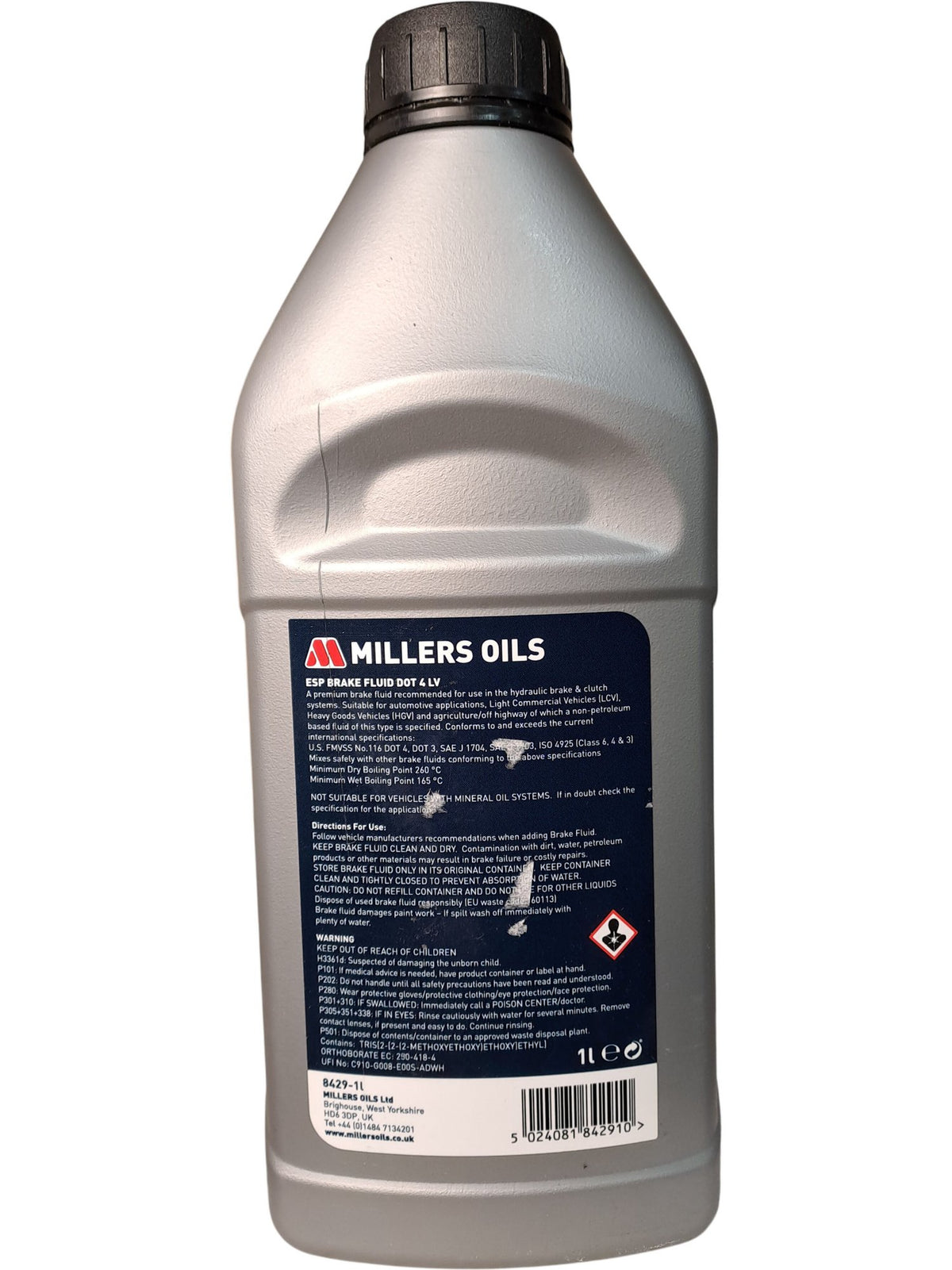 Millers Oils | ESP Brake Fluid DOT 4 LV | 1L