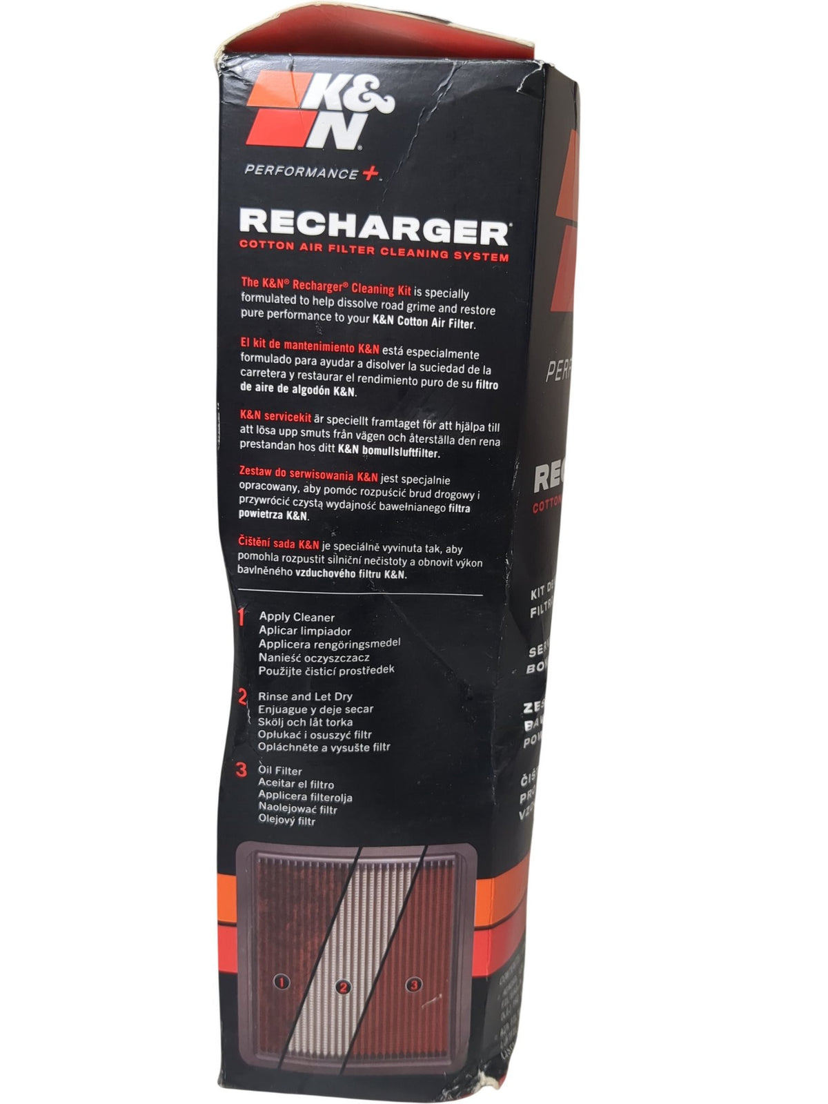 K&N | Recharger Cotton Air Filter Cleaning System | 355ml