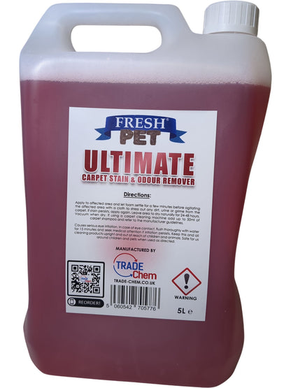 Fresh Pet | Ultimate Carpet Stain & Odour Remover | Cherry | 5L
