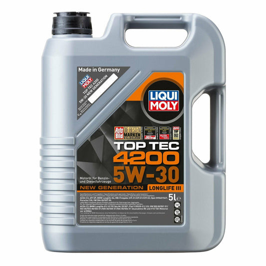 Liquimoly| Top Tec 4200 5W-30| Longlife III|5L