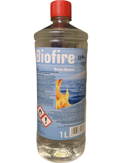 Biofire | Fireplace Fuel | Ocean Breeze | 1L