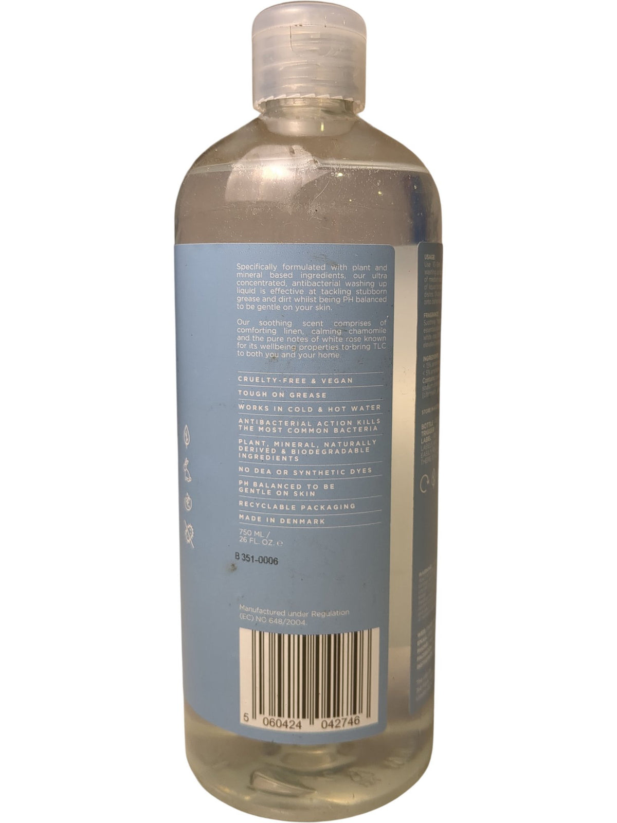 The Lab Co. | Washing Up Liquid | Anti-Bac Soothing Fragrance | 750ml
