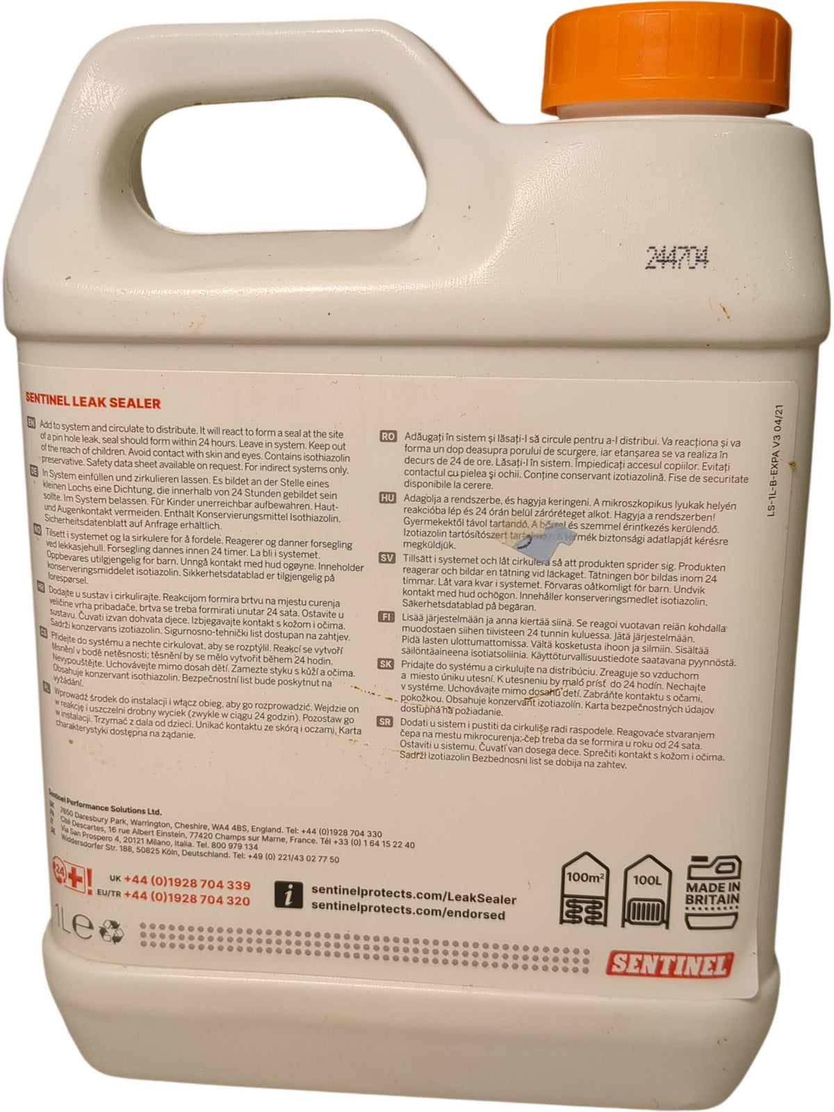 Sentinel | Leak Sealer | 1L