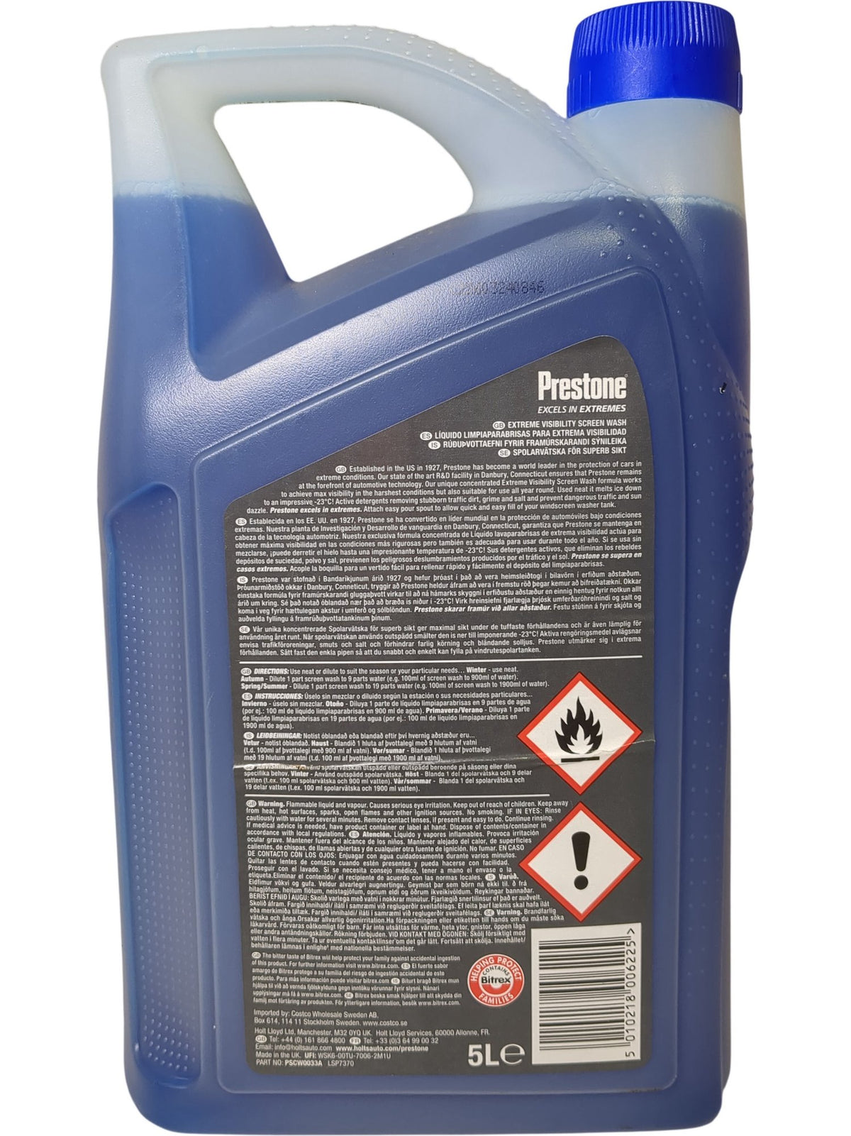 Prestone | Screen Wash | 5L