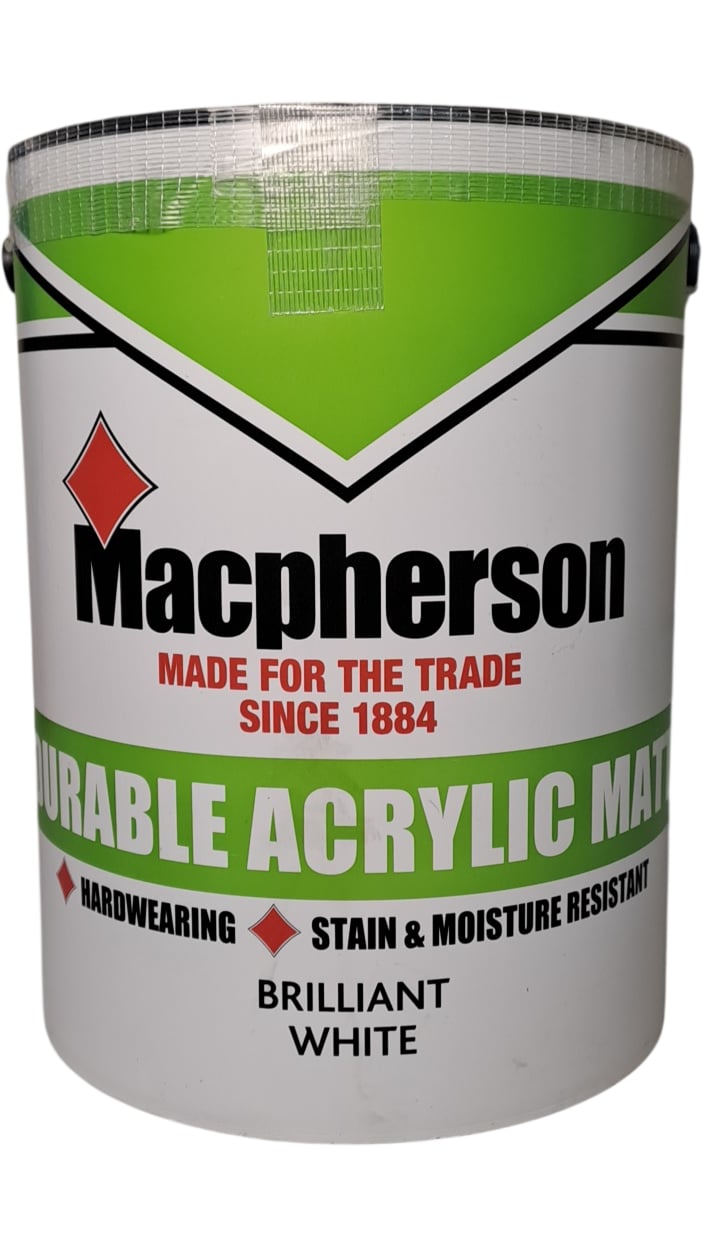 Macpherson | Durable Acrylic Matt Paint | 5L