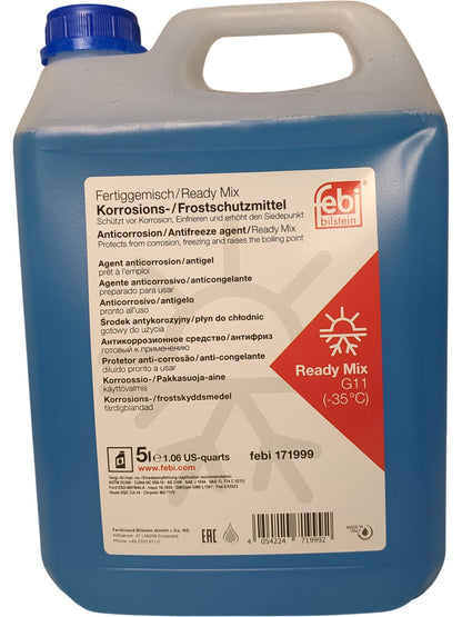 Febi Bilstein | Antifreeze Agent Ready Mix | G11 | 5L