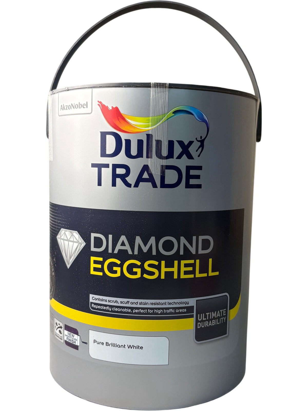 Dulux Trade Diamond Eggshell Pure Brilliant White 5L