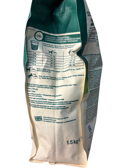 James Wellbeloved Grain Free Adult Dog Food 1.5kg