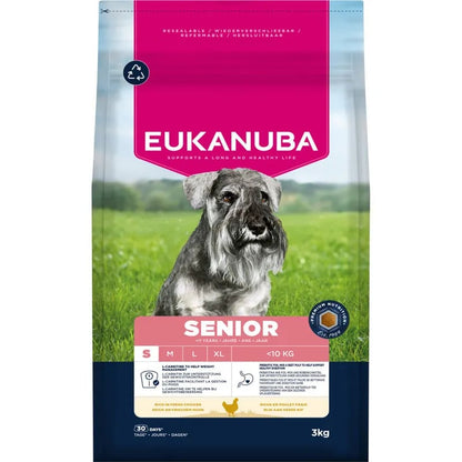 Eukanuba | Small Senior Dog Food | Chicken| 3kg