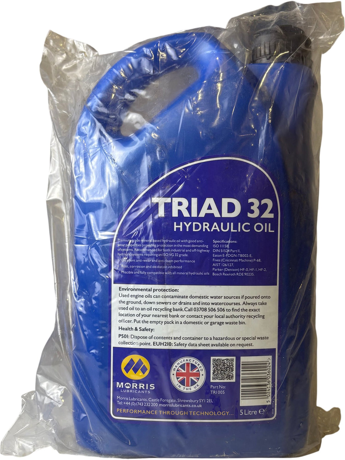 Morris Triad 32 Hydraulic Oil 5L