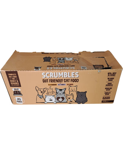 Scrumbles | Gut Friendly Cat Food | 40x85g