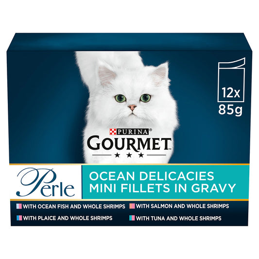 Purina Gourmet | Ocean Delicacies Mini Fillets in Gravy | 48x85g