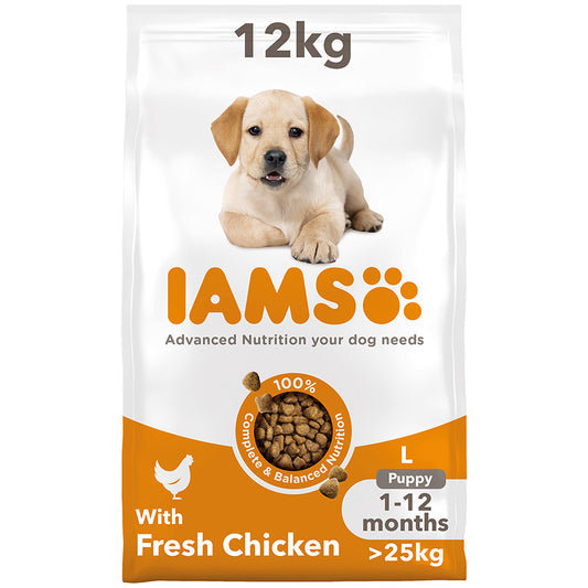 Iams Dog Large Puppy | Chicken | 12kg