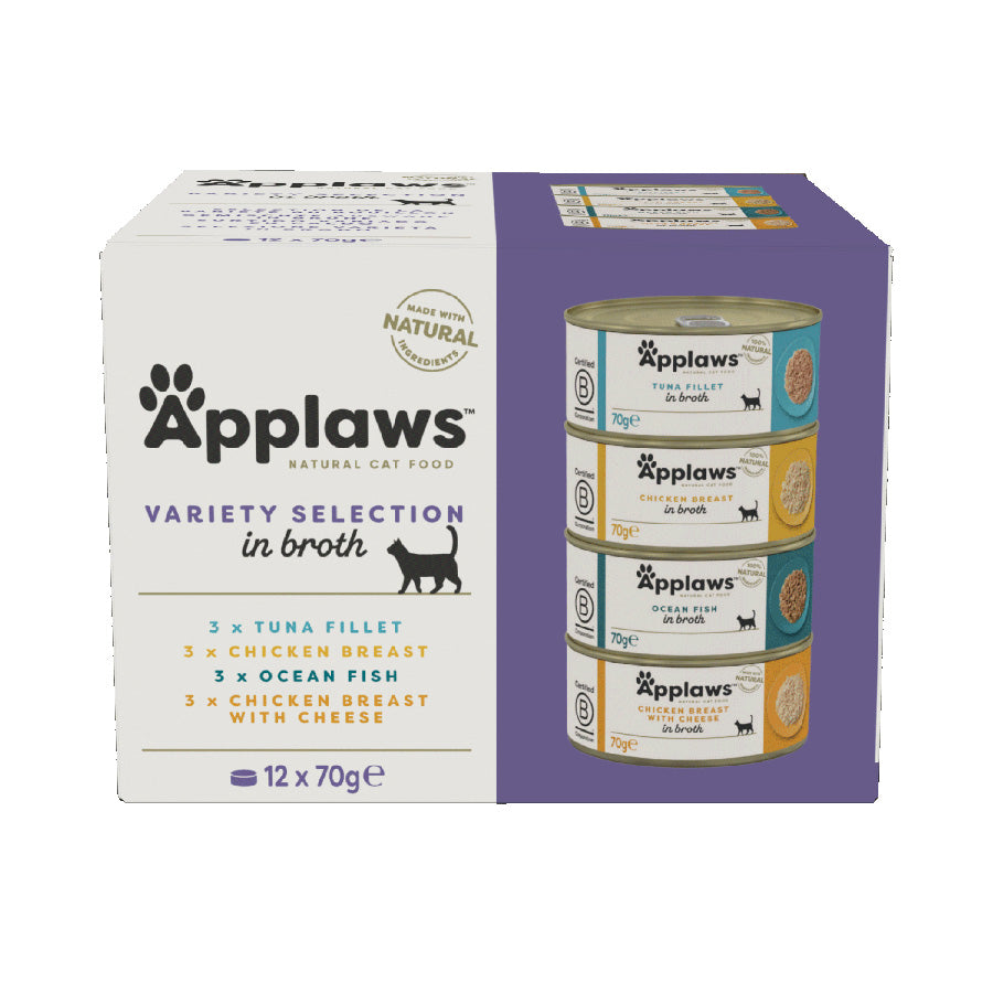 Applaws | Variety Selection in Broth | 12x70g