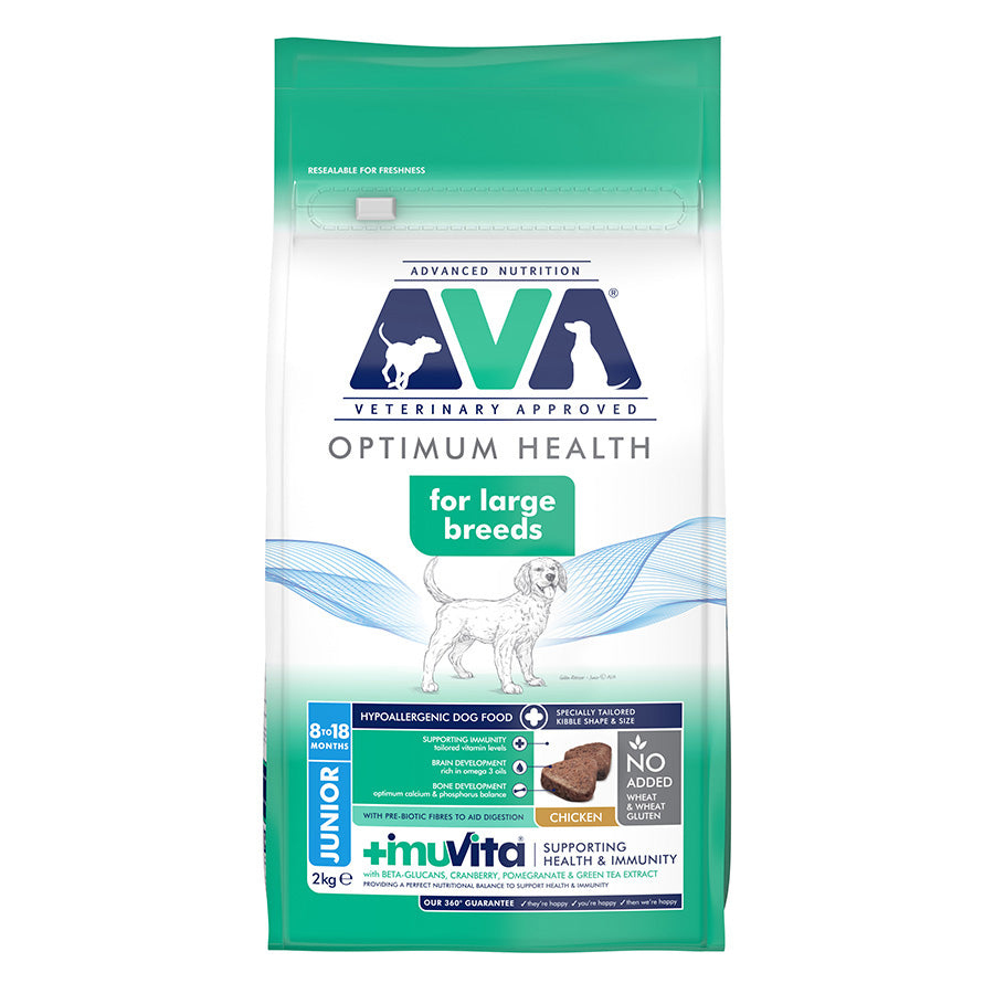 AVA | Large Breeds | Junior 8-18mo | Chicken | 2kg