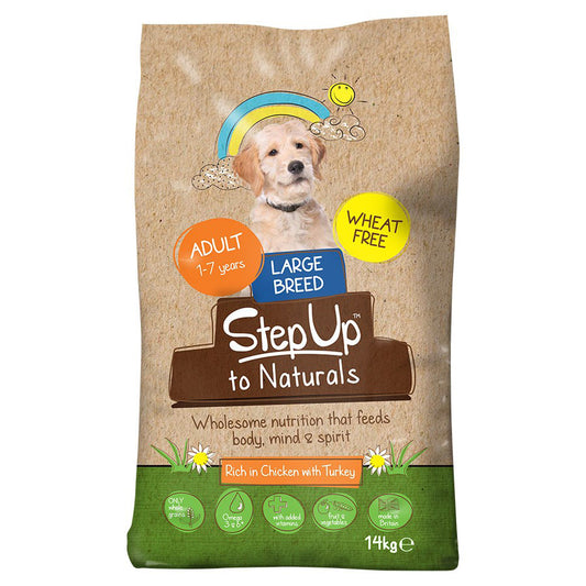 Step Up | Adult 1-7 | Large Breed | Chicken & Turkey | 14kg