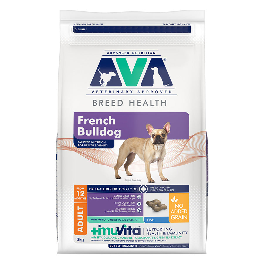 AVA Dog - French Bulldog Adult - Fish - 12kg