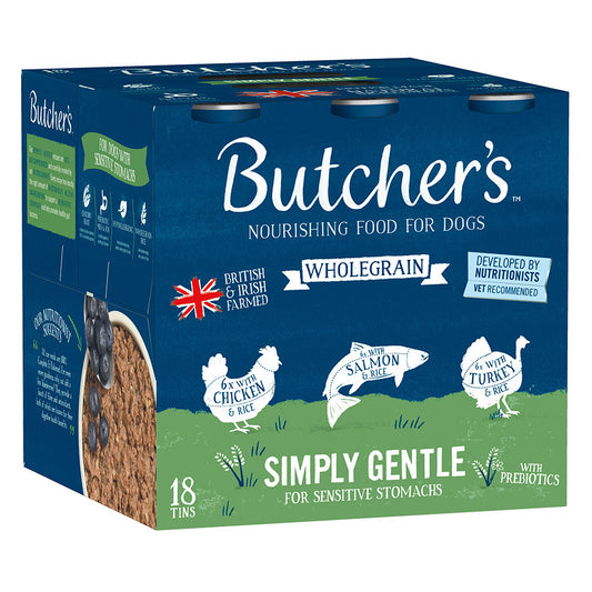 Butchers Simply Gentle Dog Food Tins 390g X 18