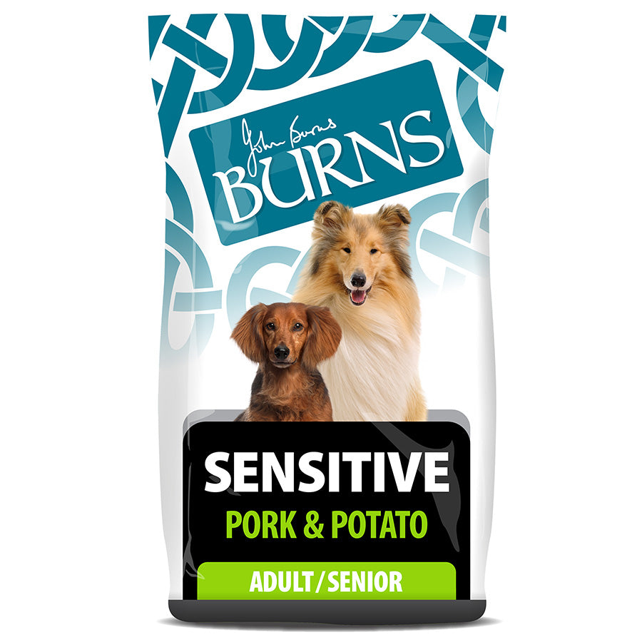 Burns| Adult/Senior Dogs- Sensitive- Pork & Potato- 12kg