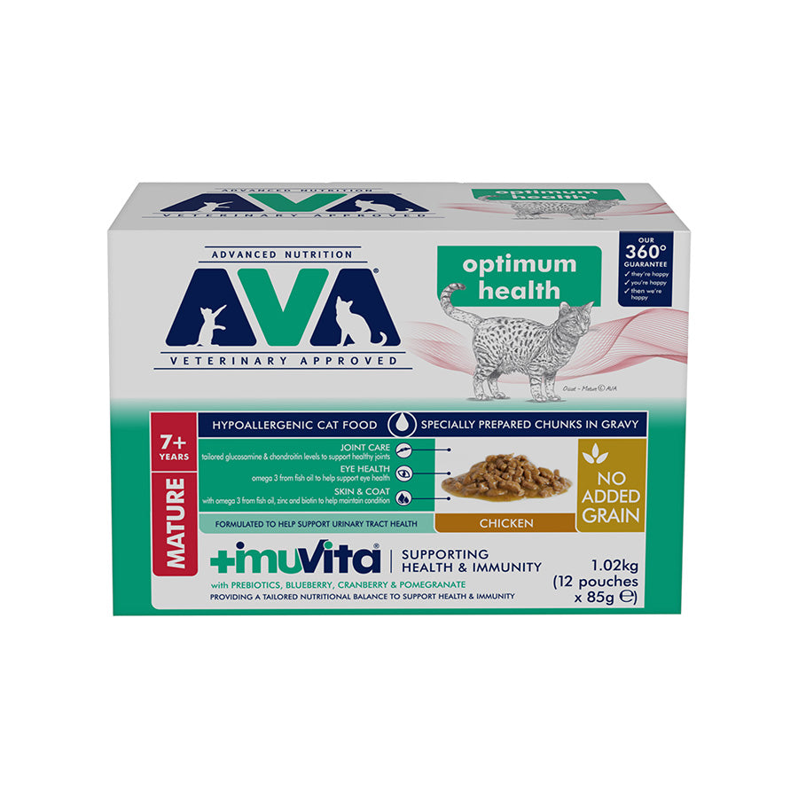 AVA | Optimum Health | Senior 12+ | Chicken | 12x85g
