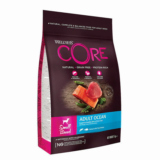 Wellness Core Complete Small Breed Adult Dry Dog Food Salmon with Tuna 5kg