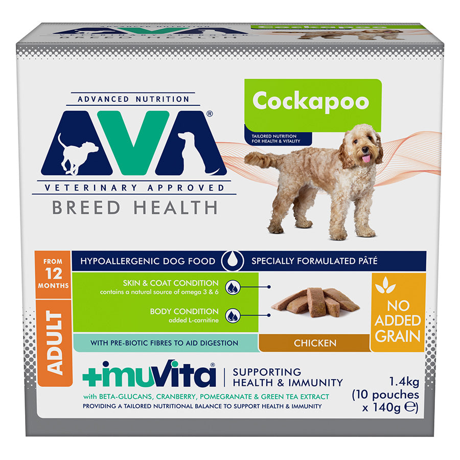 AVA | Cockapoo | Adult | Chicken | 10x140g