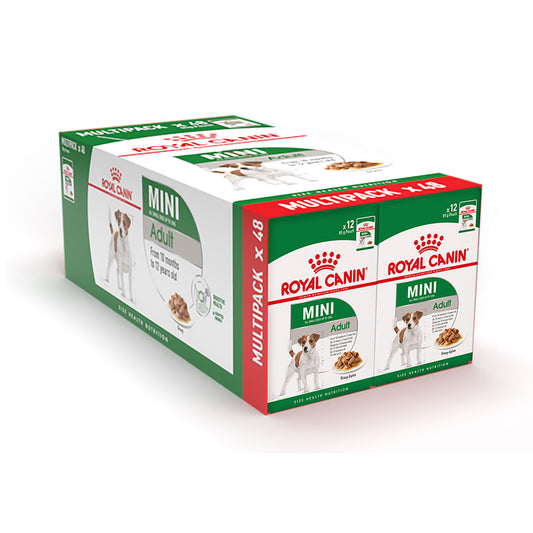 Royal Canin Mini Adult in Gravy 48 x 86g multipack