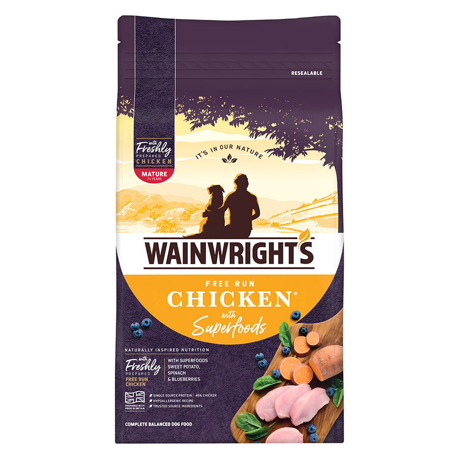 Wainwright's Adult Dry Dog Food Chicken With Superfoods 12kg
